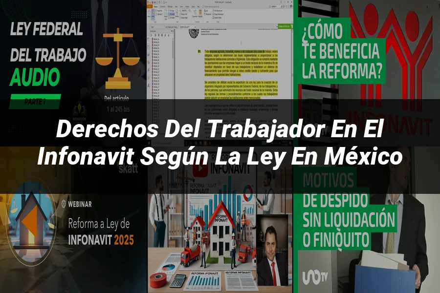 "Derechos del trabajador en el Infonavit según la ley en México"