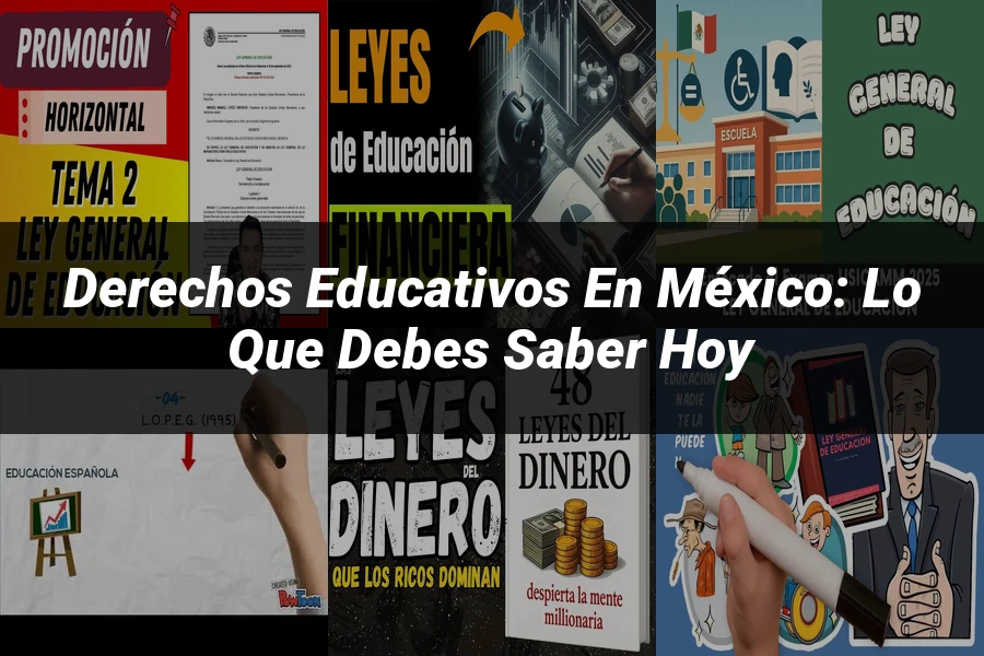 "Derechos educativos en México: lo que debes saber hoy"