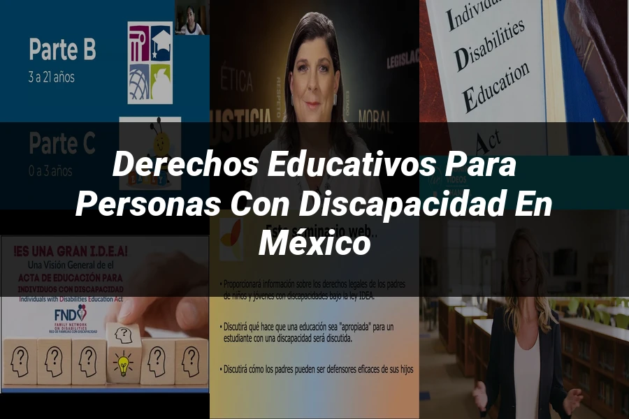 "Derechos educativos para personas con discapacidad en México"