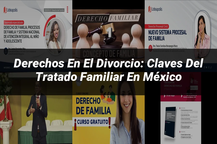 "Derechos en el Divorcio: Claves del Tratado Familiar en México"