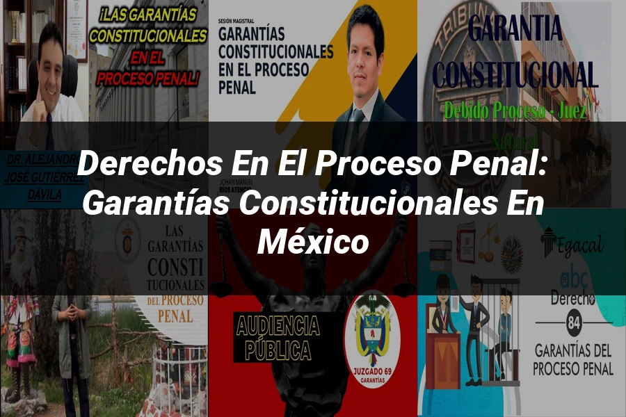 "Derechos en el Proceso Penal: Garantías Constitucionales en México"