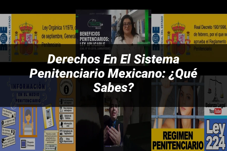 "Derechos en el Sistema Penitenciario Mexicano: ¿Qué Sabes?"