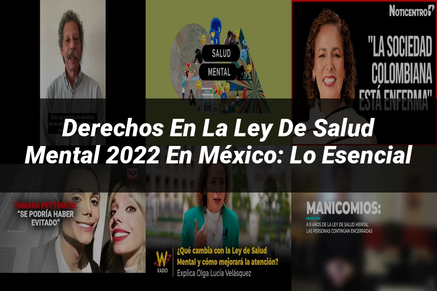 "Derechos en la ley de salud mental 2022 en México: lo esencial"