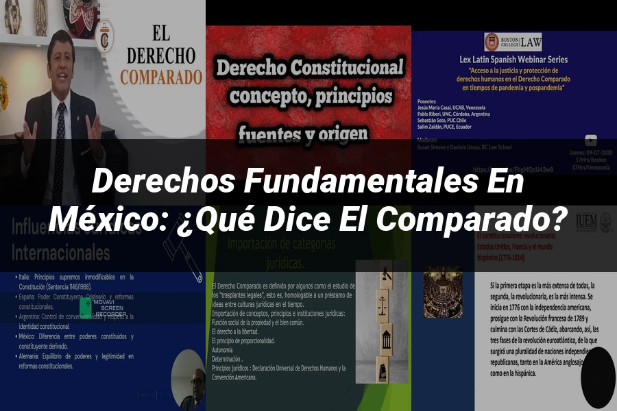 "Derechos fundamentales en México: ¿Qué dice el comparado?"