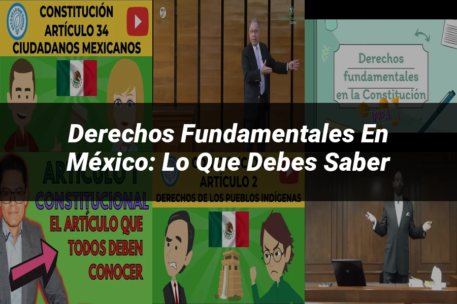 "Derechos fundamentales en México: lo que debes saber"
