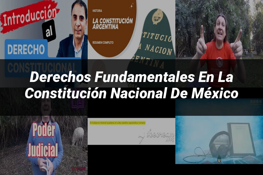 "Derechos fundamentales en la Constitución Nacional de México"