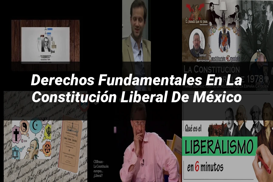 "Derechos fundamentales en la constitución liberal de México"