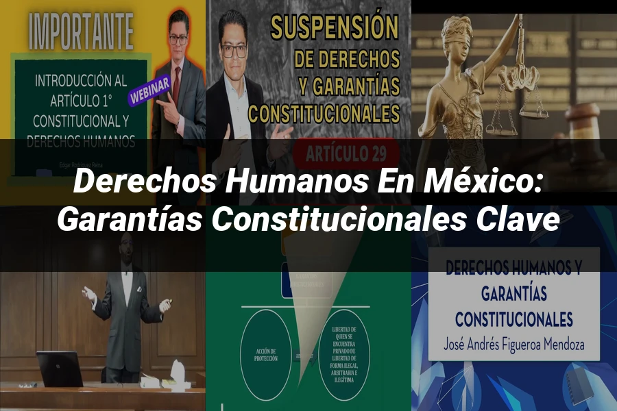 "Derechos humanos en México: Garantías constitucionales clave"