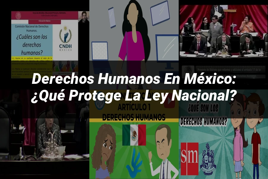 "Derechos humanos en México: ¿Qué protege la ley nacional?"
