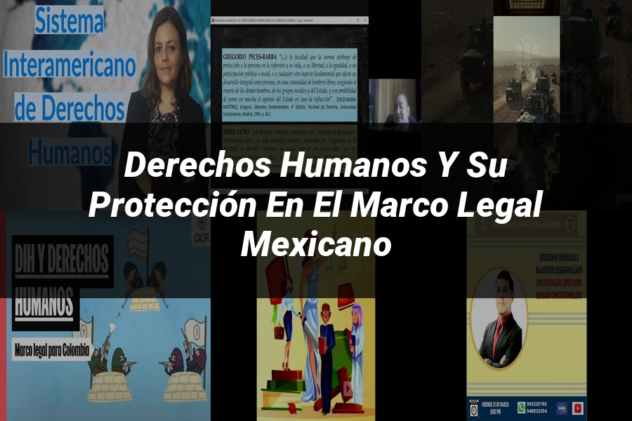 "Derechos humanos y su protección en el marco legal mexicano"