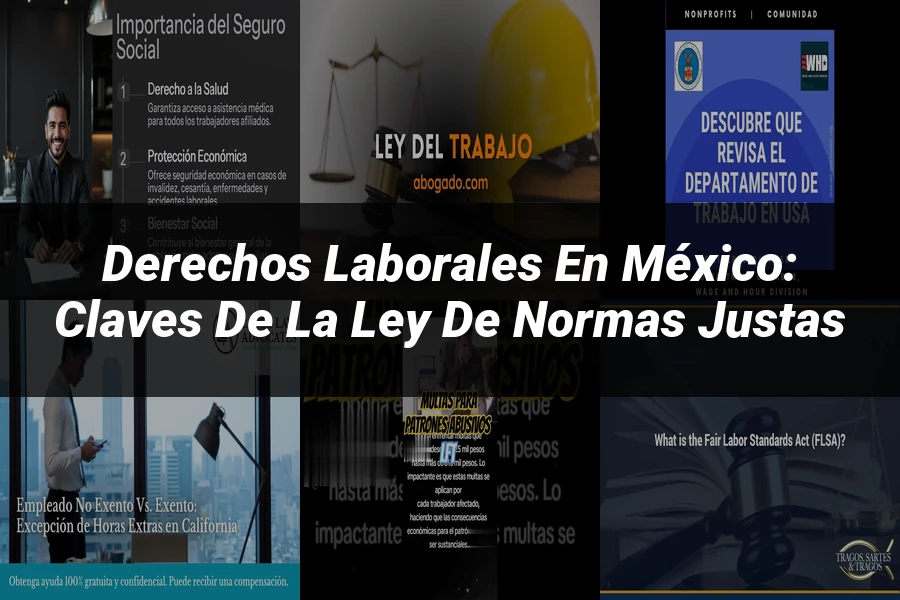 "Derechos laborales en México: Claves de la ley de normas justas"