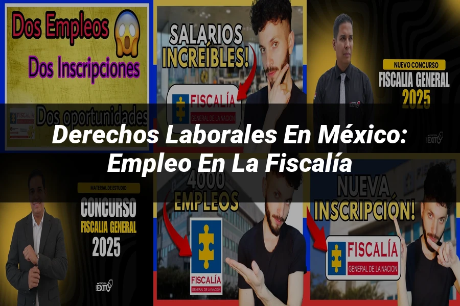 "Derechos laborales en México: Empleo en la Fiscalía"