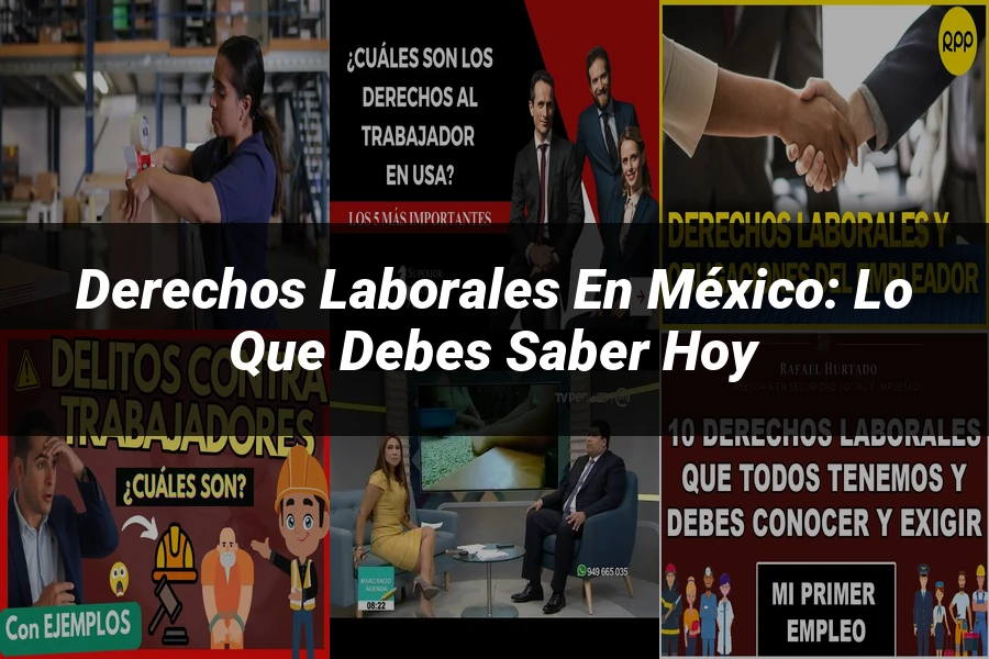 "Derechos laborales en México: lo que debes saber hoy"