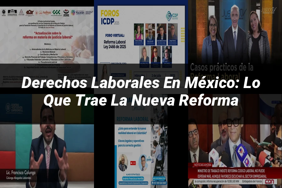 "Derechos laborales en México: lo que trae la nueva reforma"