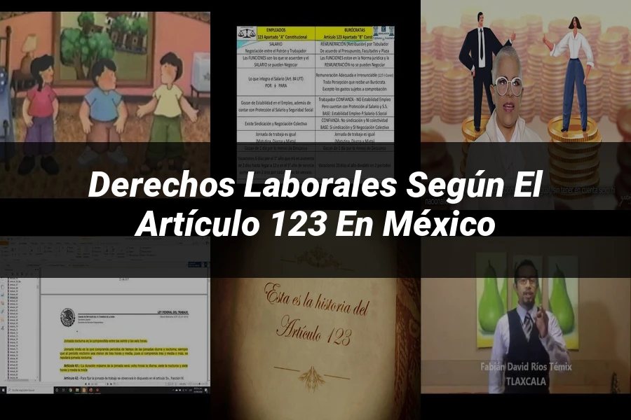 "Derechos laborales según el artículo 123 en México"