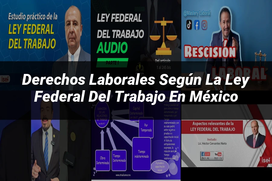 "Derechos laborales según la Ley Federal del Trabajo en México"