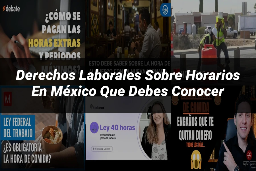 "Derechos laborales sobre horarios en México que debes conocer"