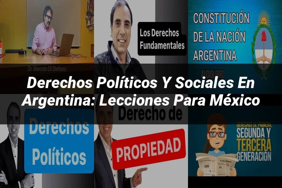 "Derechos políticos y sociales en Argentina: lecciones para México"