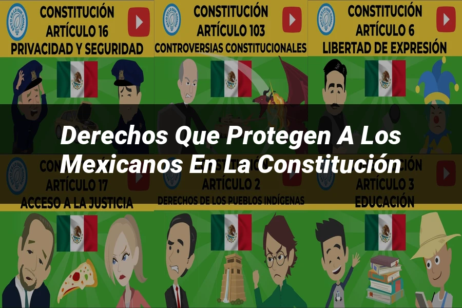 "Derechos que Protegen a los Mexicanos en la Constitución"