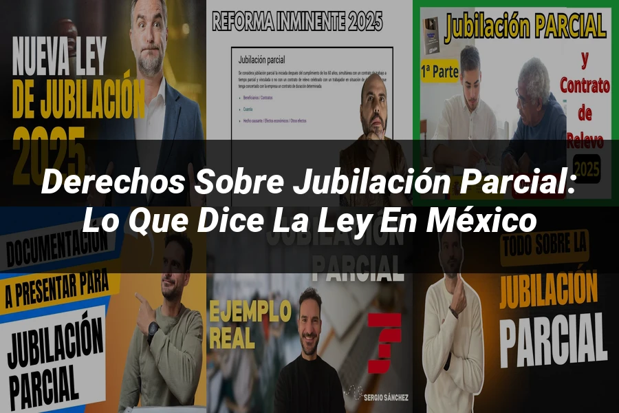 "Derechos sobre Jubilación Parcial: Lo que Dice la Ley en México"