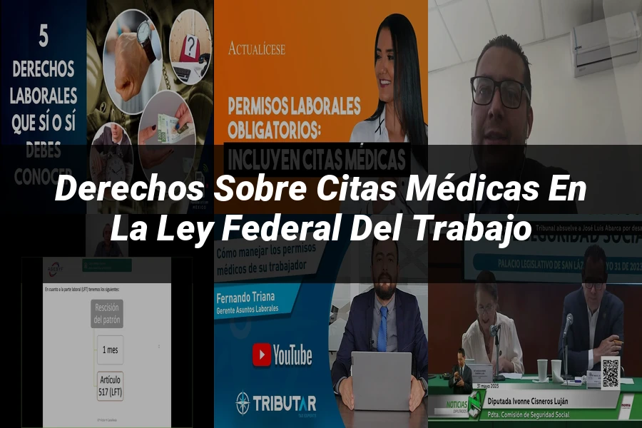 "Derechos sobre citas médicas en la Ley Federal del Trabajo"