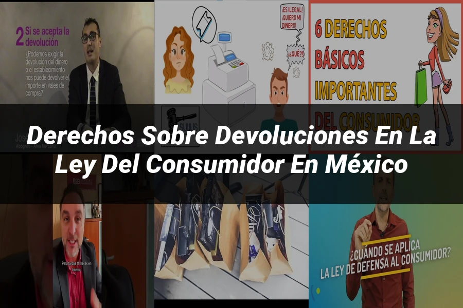 "Derechos sobre devoluciones en la ley del consumidor en México"