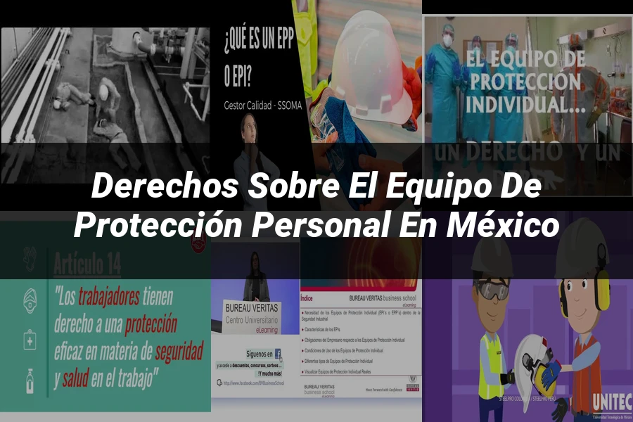 "Derechos sobre el equipo de protección personal en México"