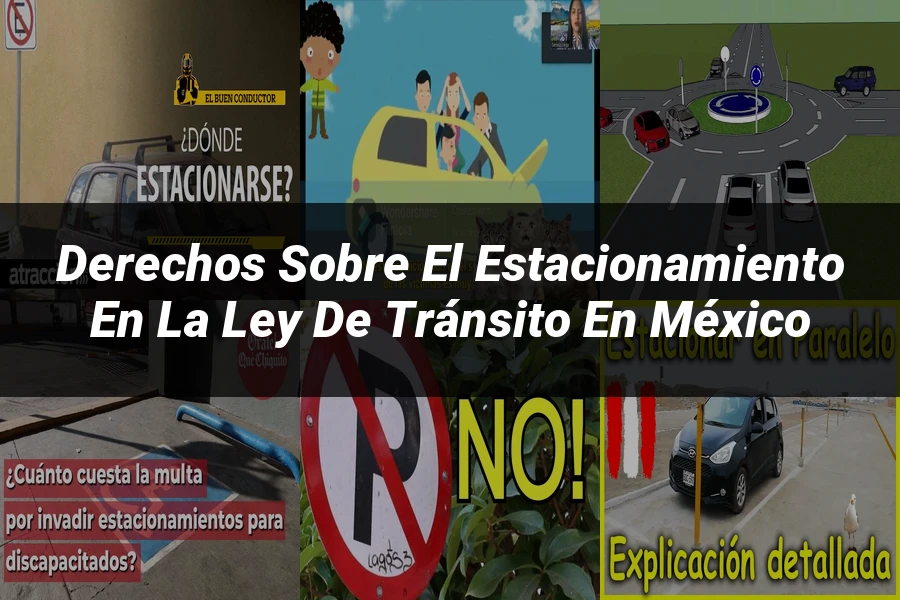 "Derechos sobre el estacionamiento en la ley de tránsito en México"