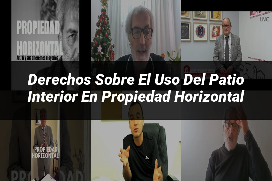 "Derechos sobre el uso del patio interior en propiedad horizontal"