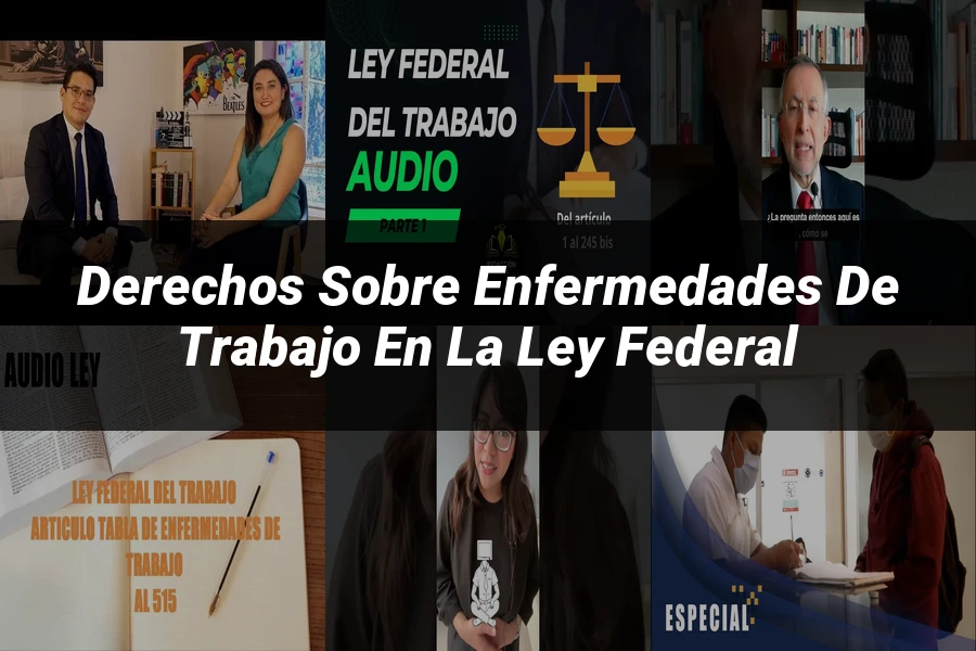 "Derechos sobre enfermedades de trabajo en la Ley Federal"