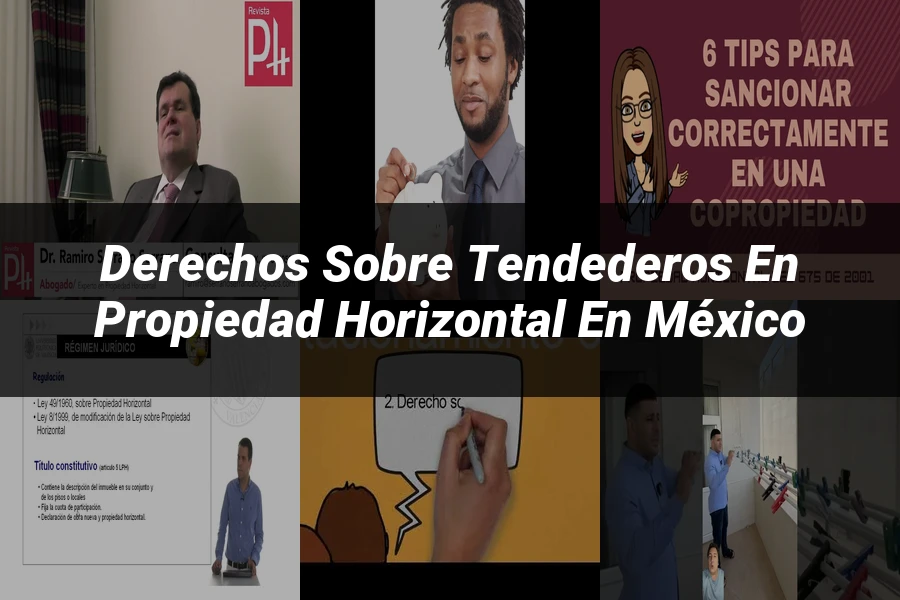 "Derechos sobre tendederos en propiedad horizontal en México"