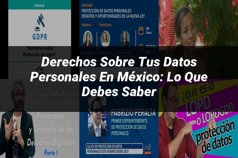 "Derechos sobre tus Datos Personales en México: Lo que Debes Saber"