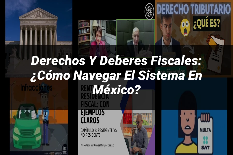 "Derechos y Deberes Fiscales: ¿Cómo Navegar el Sistema en México?"