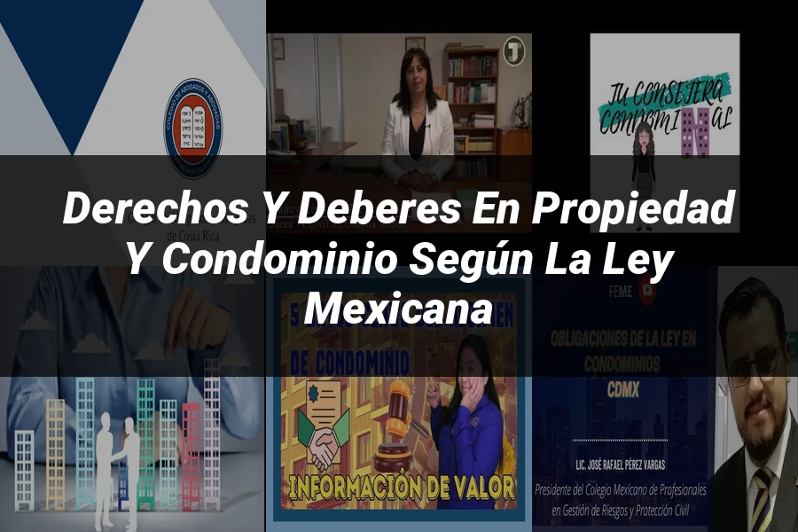"Derechos y Deberes en Propiedad y Condominio según la Ley Mexicana"