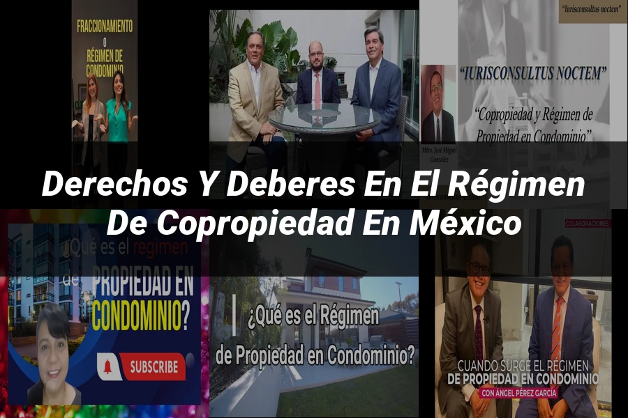"Derechos y Deberes en el Régimen de Copropiedad en México"