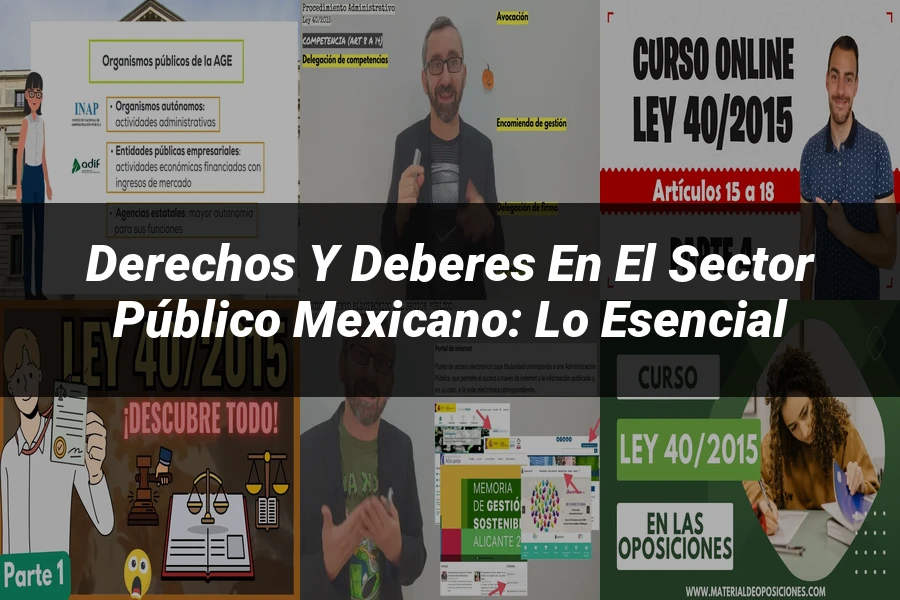 "Derechos y Deberes en el Sector Público Mexicano: Lo Esencial"