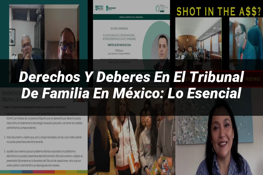 "Derechos y Deberes en el Tribunal de Familia en México: Lo Esencial"