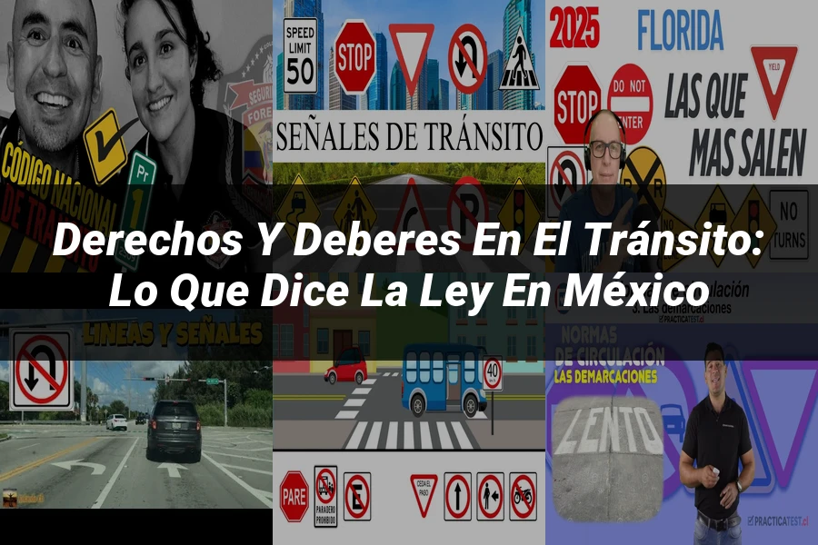 "Derechos y Deberes en el Tránsito: Lo que Dice la Ley en México"