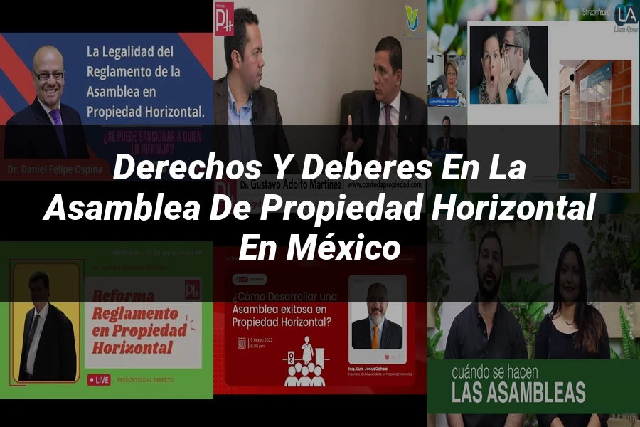 "Derechos y Deberes en la Asamblea de Propiedad Horizontal en México"