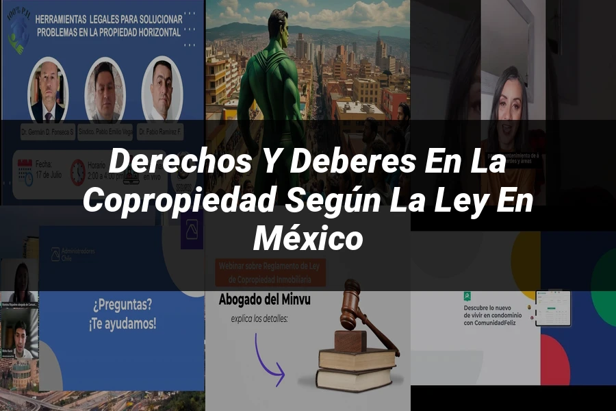 "Derechos y Deberes en la Copropiedad según la Ley en México"