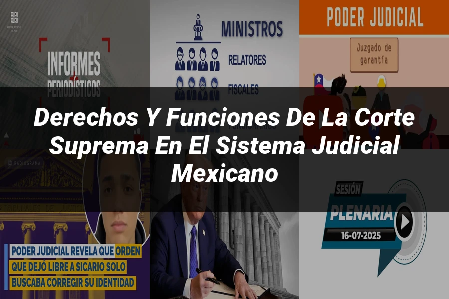 "Derechos y Funciones de la Corte Suprema en el Sistema Judicial Mexicano"