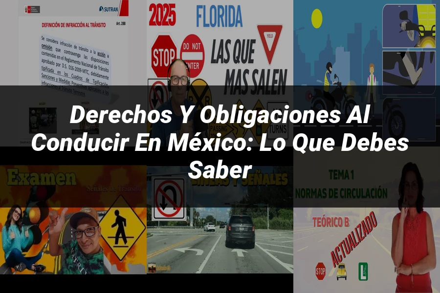 "Derechos y Obligaciones al Conducir en México: Lo que Debes Saber"