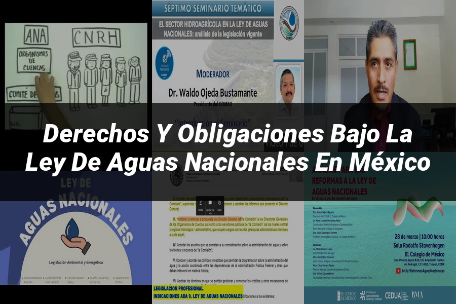 "Derechos y Obligaciones bajo la Ley de Aguas Nacionales en México"