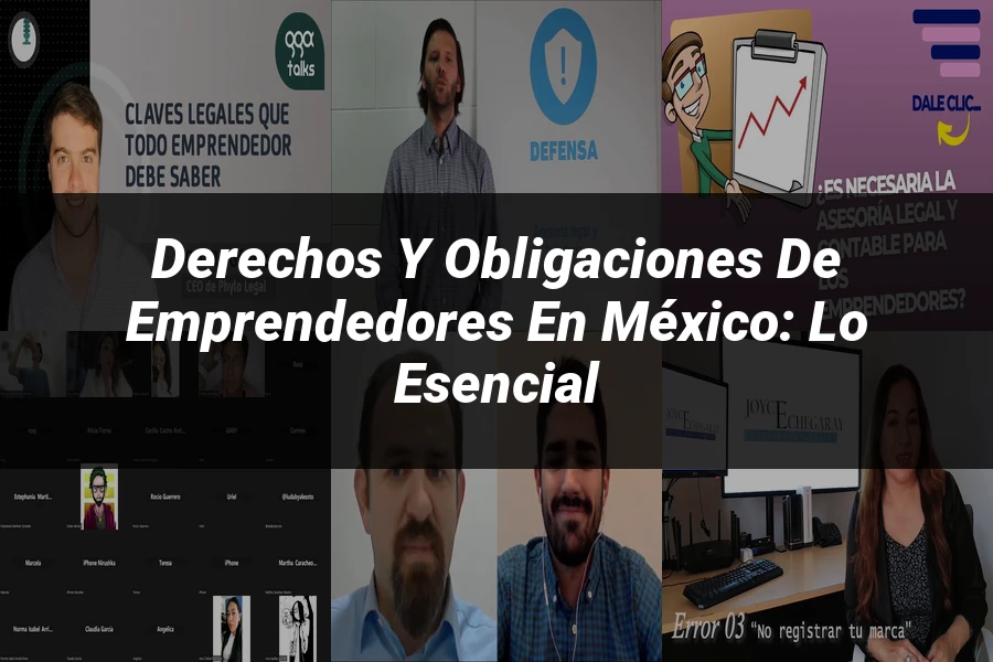 "Derechos y Obligaciones de Emprendedores en México: Lo Esencial"