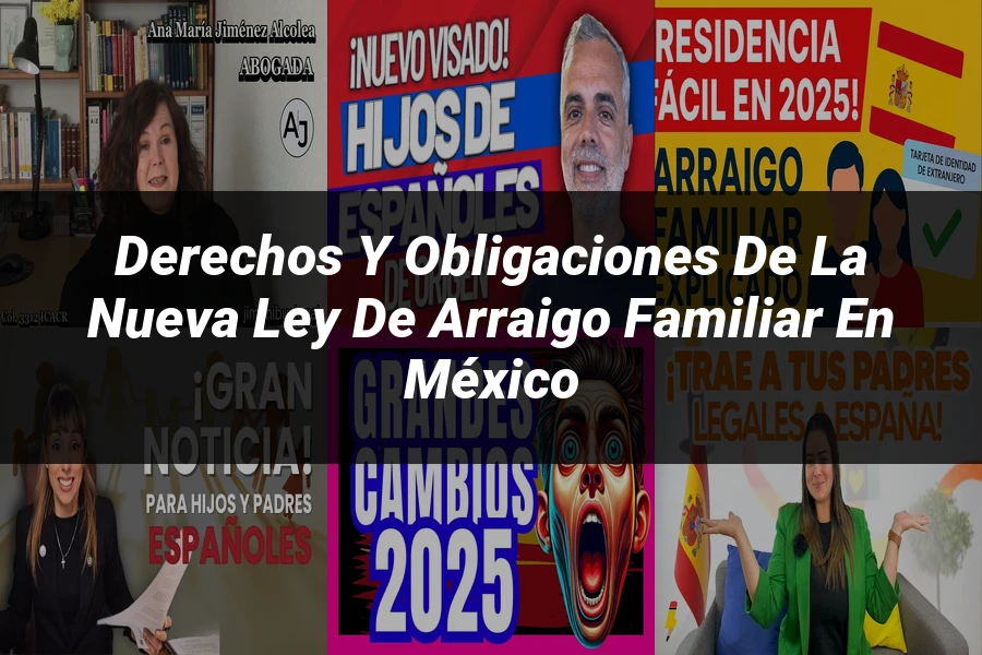 "Derechos y Obligaciones de la Nueva Ley de Arraigo Familiar en México"