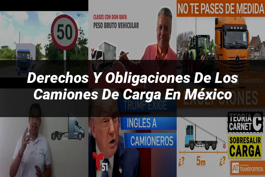 "Derechos y Obligaciones de los Camiones de Carga en México"