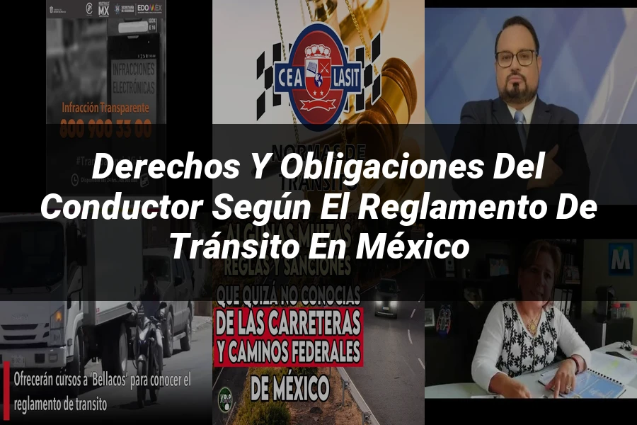 "Derechos y Obligaciones del Conductor según el Reglamento de Tránsito en México"