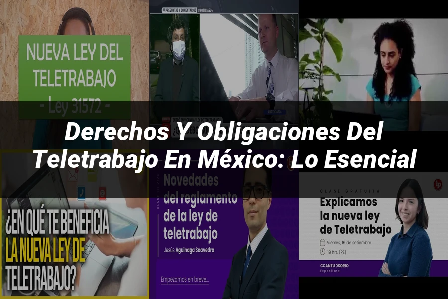 "Derechos y Obligaciones del Teletrabajo en México: Lo Esencial"