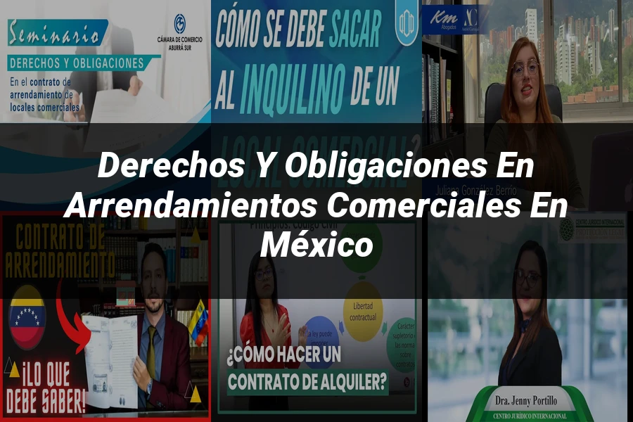 "Derechos y Obligaciones en Arrendamientos Comerciales en México"
