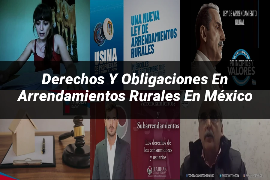 "Derechos y Obligaciones en Arrendamientos Rurales en México"